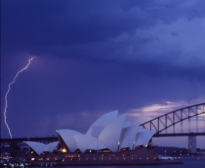Lightning Storm over the Opera House