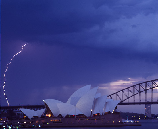 Lightning Storm over the Opera House