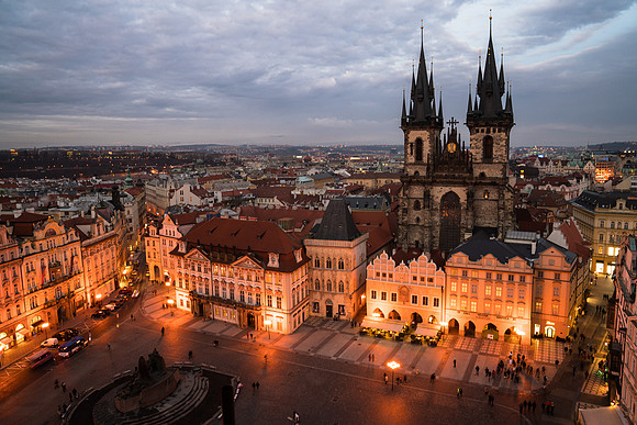 Dusk Over Old Town