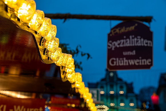 Lights at the Christmas Market